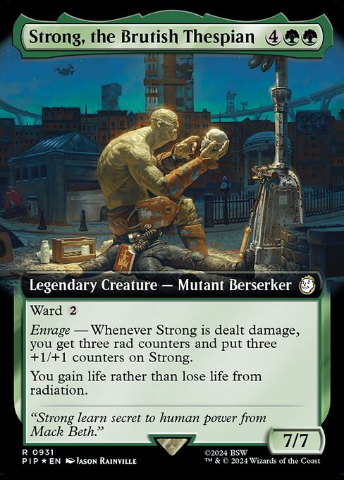 Magic the Gathering Card - Strong, the Brutish Thespian - MTG Circle