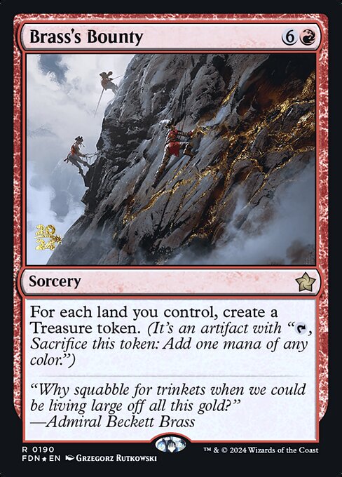 Magic the Gathering Card - Brass's Bounty - MTG Circle