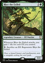 Magic the Gathering Card - Rhys the Exiled - MTG Circle