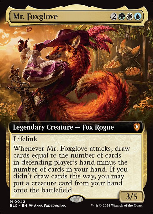 Magic the Gathering Card - Mr. Foxglove - MTG Circle