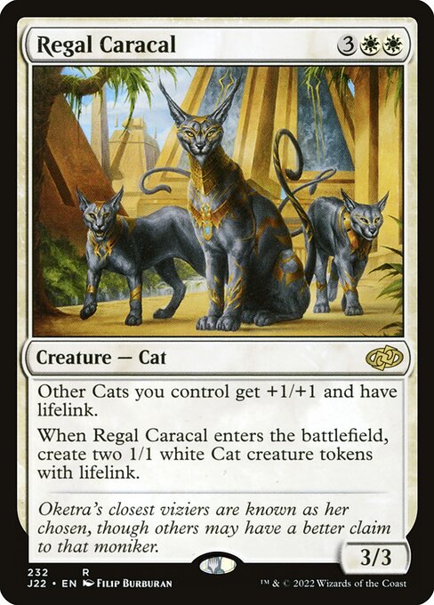 Magic the Gathering Card - Regal Caracal - MTG Circle