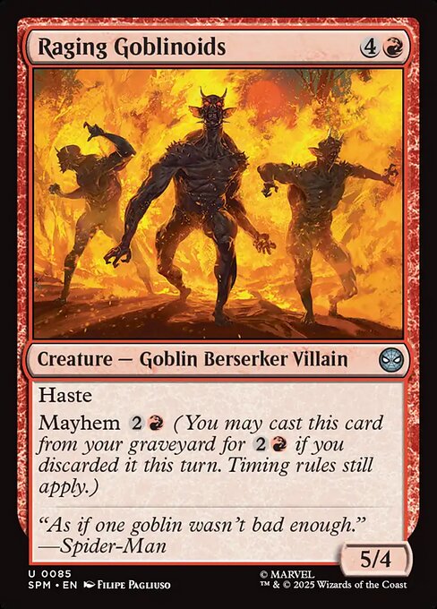 Magic the Gathering Card - Raging Goblinoids - MTG Circle