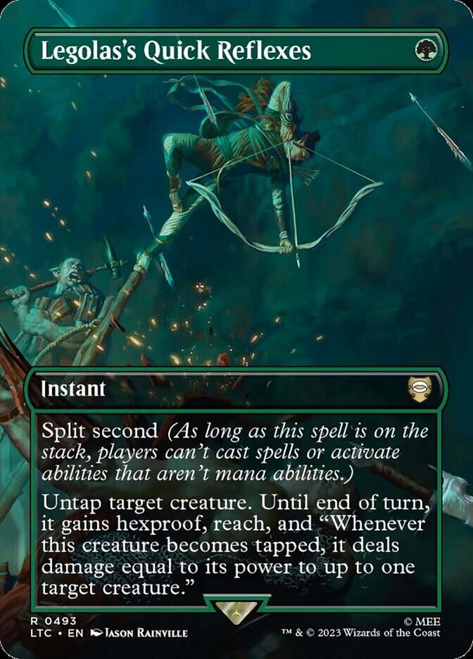 Magic the Gathering Card - Legolas's Quick Reflexes - MTG Circle
