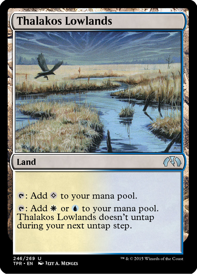 Magic the Gathering Card - Thalakos Lowlands - MTG Circle
