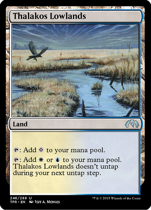 Magic the Gathering Card - Thalakos Lowlands - MTG Circle