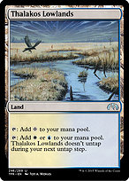 Magic the Gathering Card - Thalakos Lowlands - MTG Circle