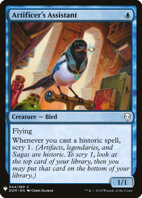 Magic the Gathering Card - Artificer's Assistant - MTG Circle