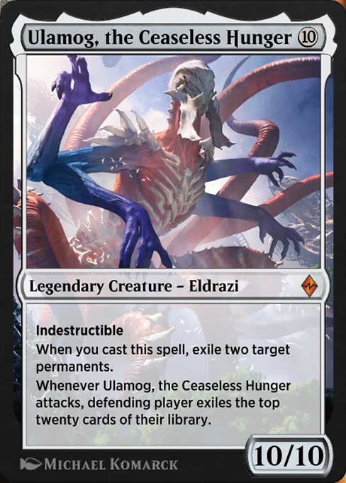 Magic the Gathering Card - Ulamog, the Ceaseless Hunger - MTG Circle