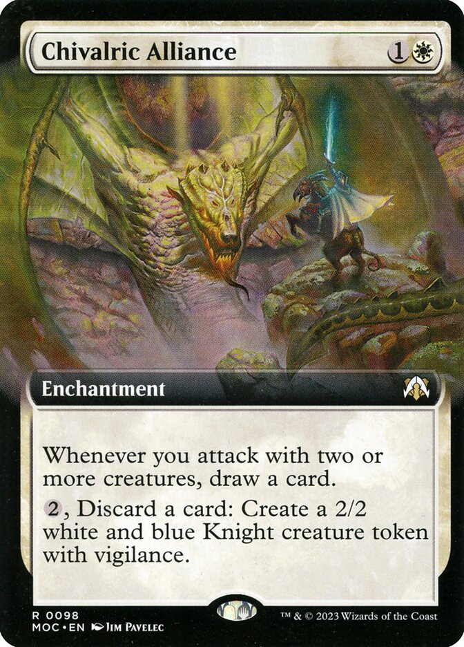 Magic the Gathering Card - Chivalric Alliance - MTG Circle