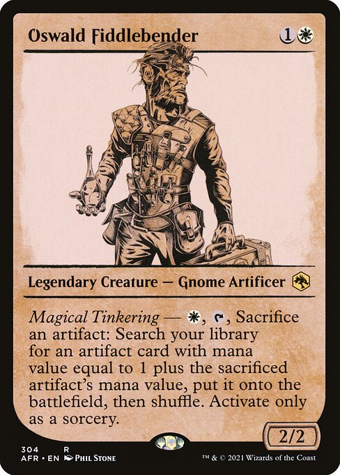 Magic the Gathering Card - Oswald Fiddlebender - MTG Circle