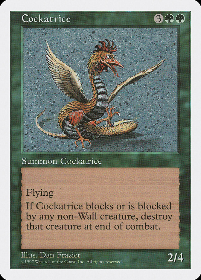Magic the Gathering Card - Cockatrice - MTG Circle