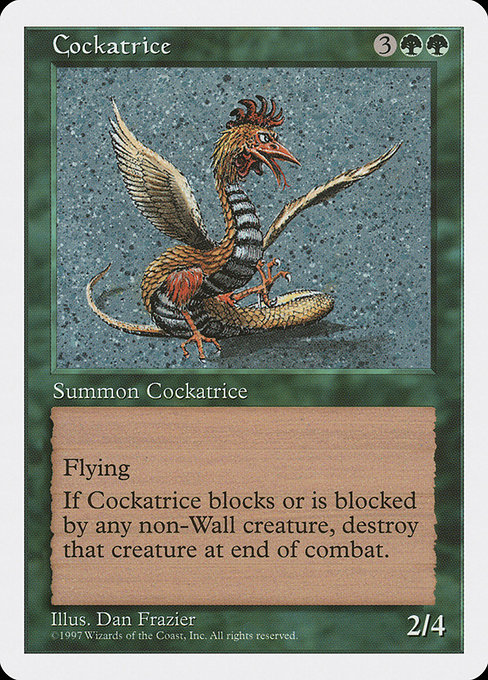 Magic the Gathering Card - Cockatrice - MTG Circle