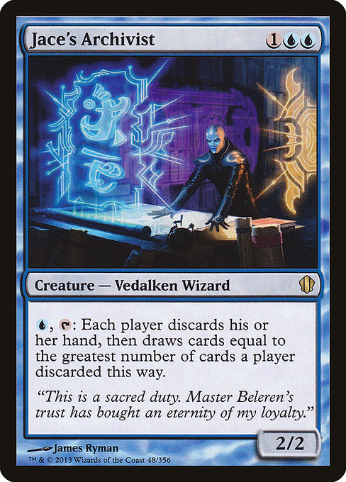 Magic the Gathering Card - Jace's Archivist - MTG Circle