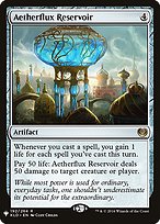 Magic the Gathering Card - Aetherflux Reservoir - MTG Circle