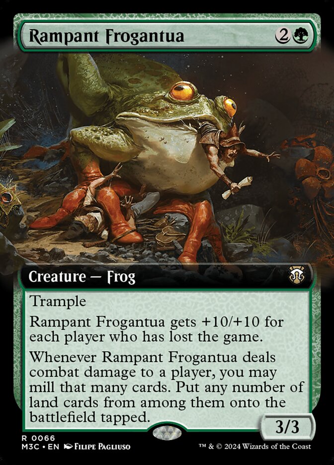 Magic the Gathering Card - Rampant Frogantua - MTG Circle