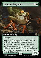 Magic the Gathering Card - Rampant Frogantua - MTG Circle