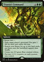 Magic the Gathering Card - Titania's Command - MTG Circle