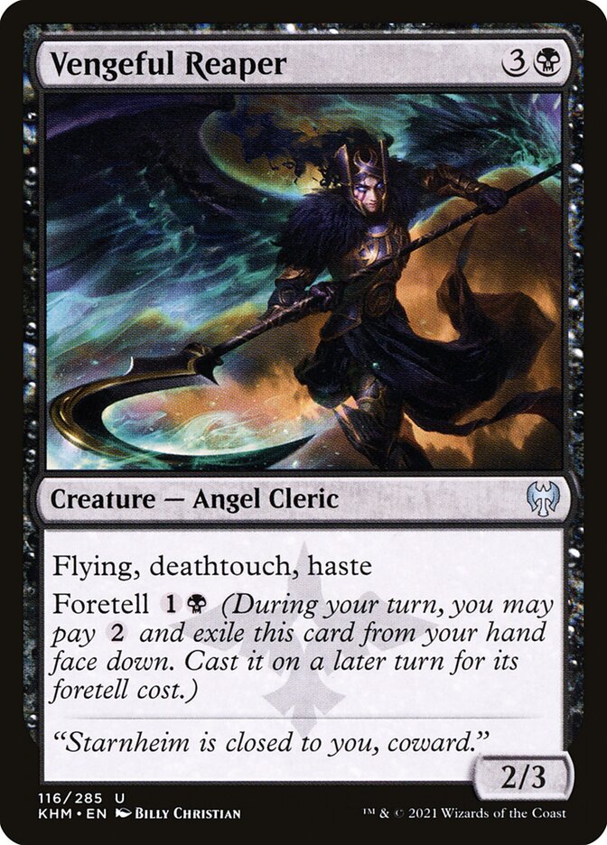 Magic the Gathering Card - Vengeful Reaper - MTG Circle