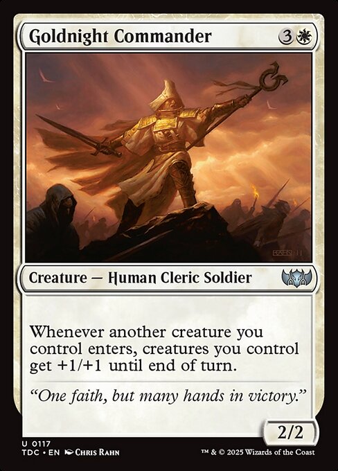 Magic the Gathering Card - Goldnight Commander - MTG Circle