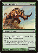Magic the Gathering Card - Charging Rhino - MTG Circle