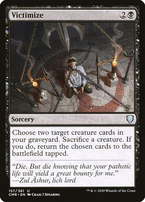 Magic the Gathering Card - Victimize - MTG Circle