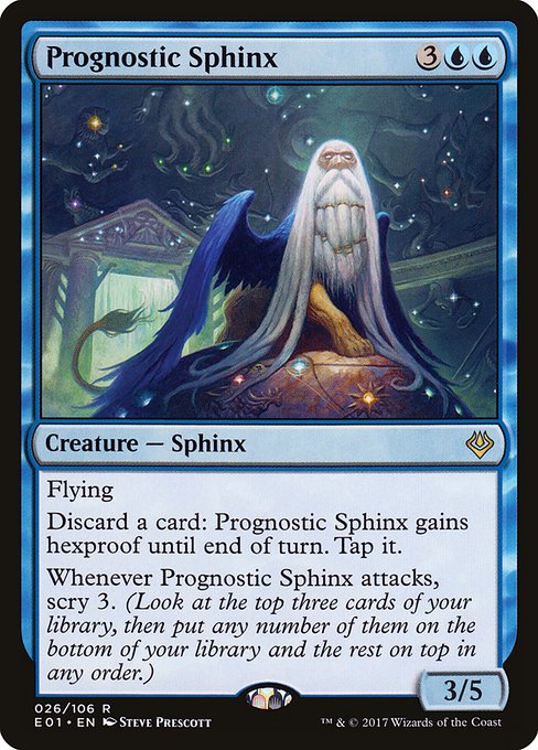 Magic the Gathering Card - Prognostic Sphinx - MTG Circle