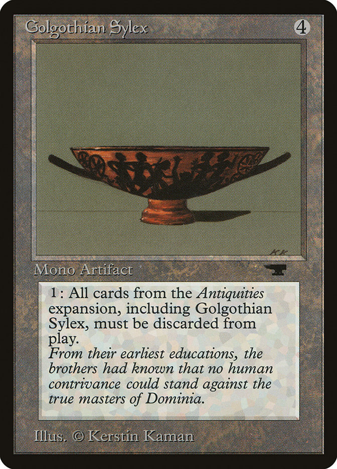 Magic the Gathering Card - Golgothian Sylex - MTG Circle