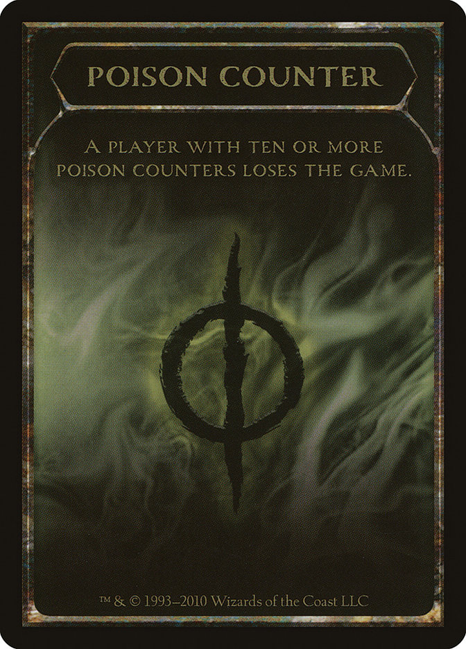Magic the Gathering Card - Poison Counter - MTG Circle