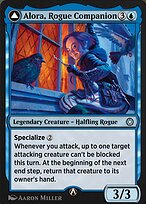 Magic the Gathering Card - Alora, Rogue Companion - MTG Circle