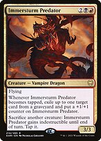 Magic the Gathering Card - Immersturm Predator - MTG Circle