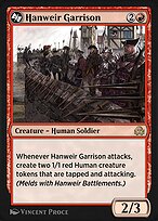 Magic the Gathering Card - Hanweir Garrison - MTG Circle