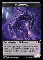 Magic the Gathering Card - Nightmare - MTG Circle