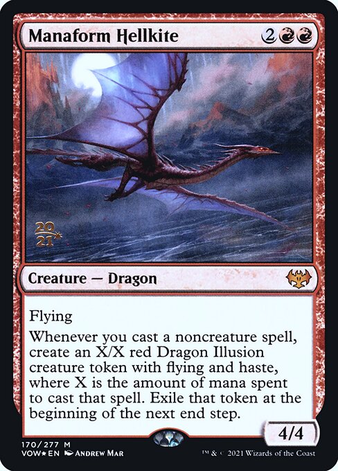Magic the Gathering Card - Manaform Hellkite - MTG Circle