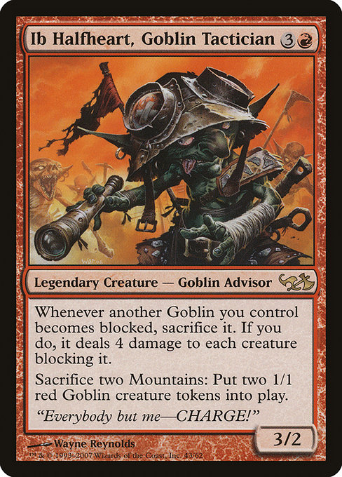Magic the Gathering Card - Ib Halfheart, Goblin Tactician - MTG Circle