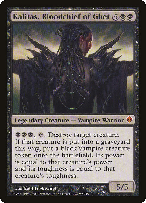 Magic the Gathering Card - Kalitas, Bloodchief of Ghet - MTG Circle