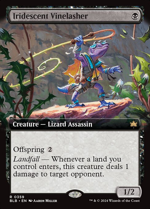 Magic the Gathering Card - Iridescent Vinelasher - MTG Circle