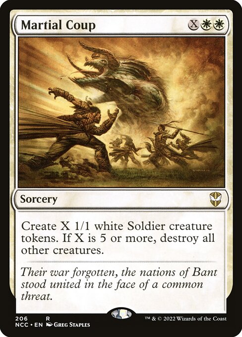 Magic the Gathering Card - Martial Coup - MTG Circle