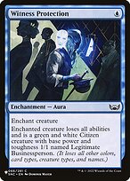 Magic the Gathering Card - Witness Protection - MTG Circle