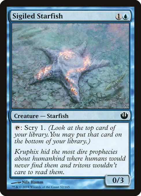 Magic the Gathering Card - Sigiled Starfish - MTG Circle