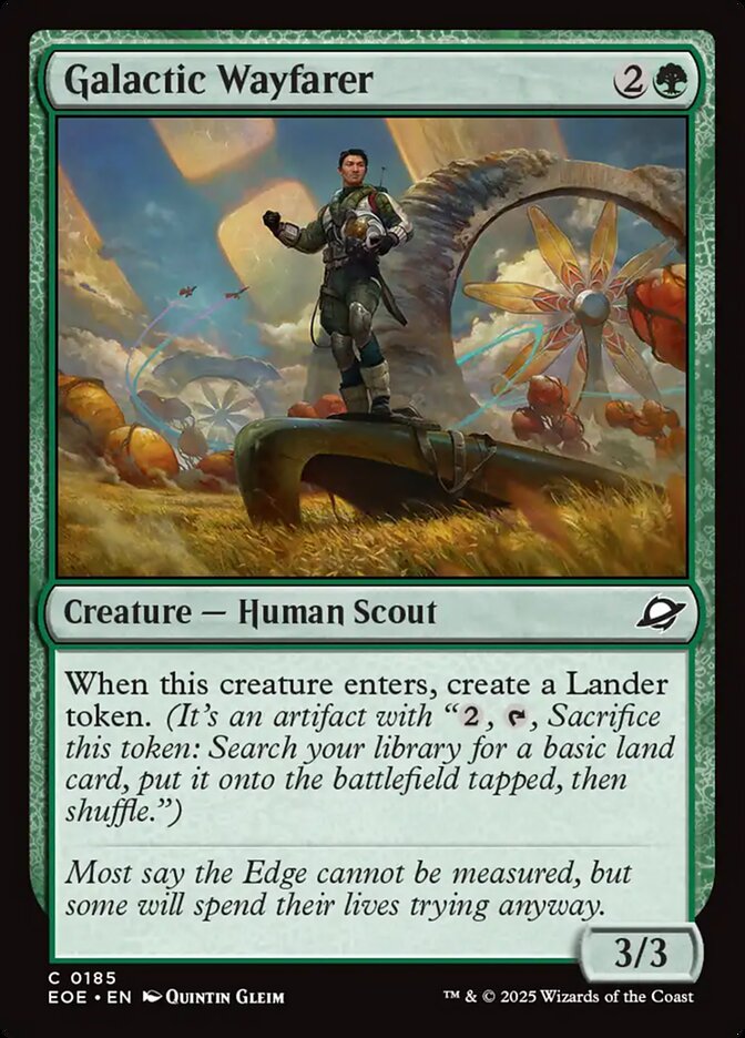 Magic the Gathering Card - Galactic Wayfarer - MTG Circle