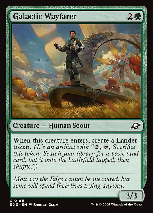 Magic the Gathering Card - Galactic Wayfarer - MTG Circle