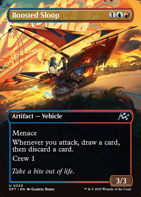 Magic the Gathering Card - Boosted Sloop - MTG Circle