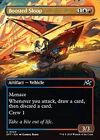 Magic the Gathering Card - Boosted Sloop - MTG Circle