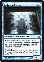 Magic the Gathering Card - Vedalken Plotter - MTG Circle