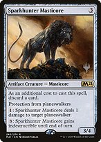 Magic the Gathering Card - Sparkhunter Masticore - MTG Circle