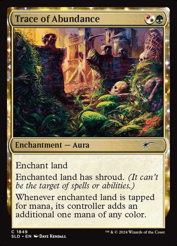 Magic the Gathering Card - Trace of Abundance - MTG Circle