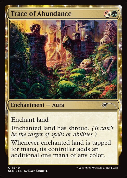 Magic the Gathering Card - Trace of Abundance - MTG Circle