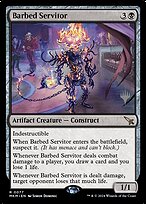 Magic the Gathering Card - Barbed Servitor - MTG Circle