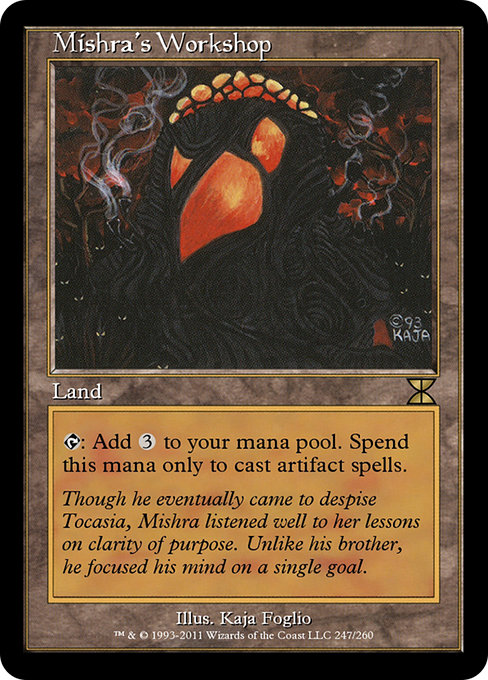 Magic the Gathering Card - Mishra's Workshop - MTG Circle