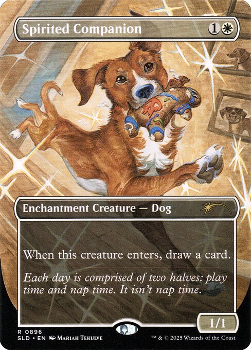 Magic the Gathering Card - Spirited Companion - MTG Circle